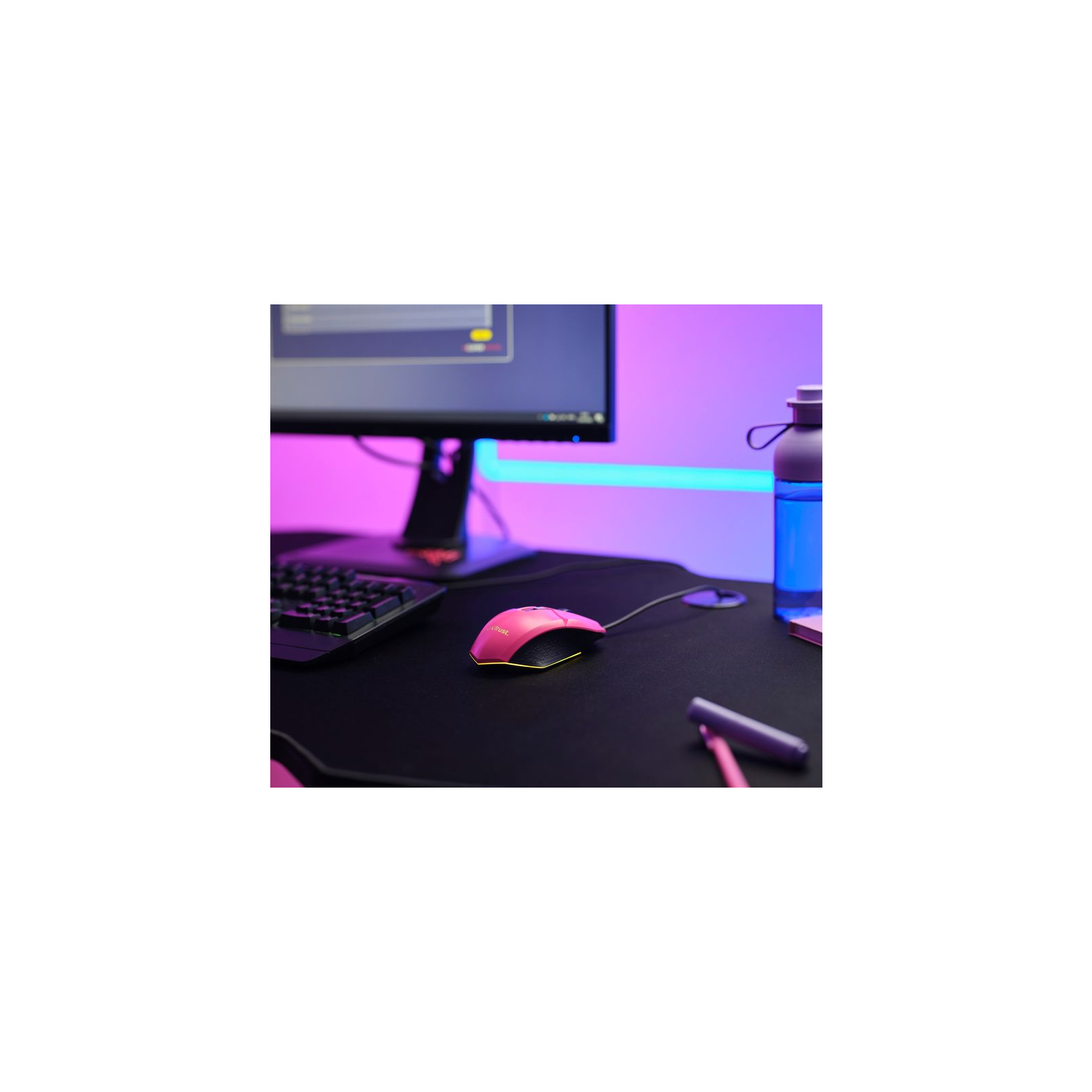 Мишка Trust GXT 109 Felox RGB Pink (25068) зображення 8