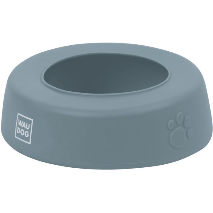 Посуд для собак WAUDOG Silicone Миска-непроливайка 1 л сіра (507911) зображення 3