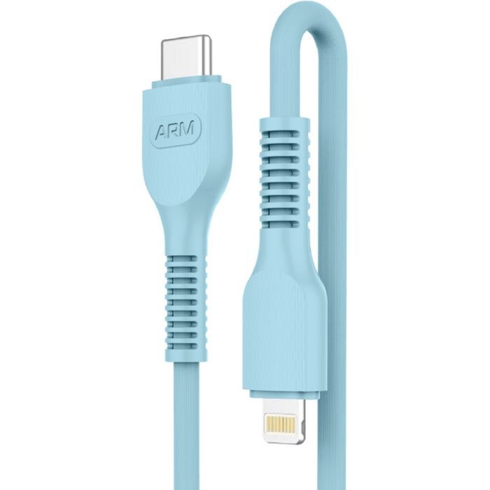 Дата кабель USB-C to Lightning 1.0m AR88 3A Peach Armorstandart (ARM65289)