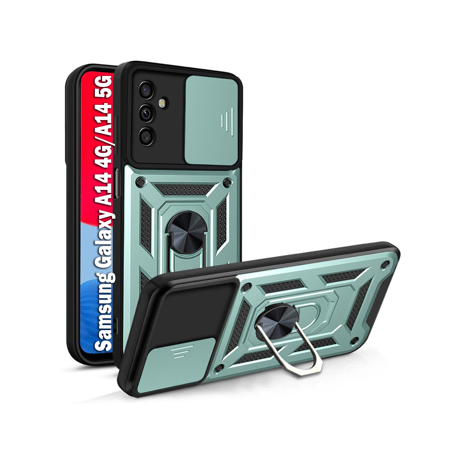 Чехол для мобильного телефона BeCover Military Samsung Galaxy A14 4G SM-A145/A14 5G SM-A146 Dark Green (709147)