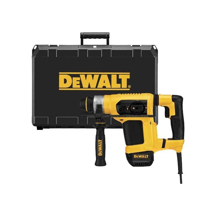 Перфоратор DeWALT SDS-Plus, 1000 Bт, 4.2 Дж, 3 режими, кейс, вага 4.2 кг (D25413K) зображення 2
