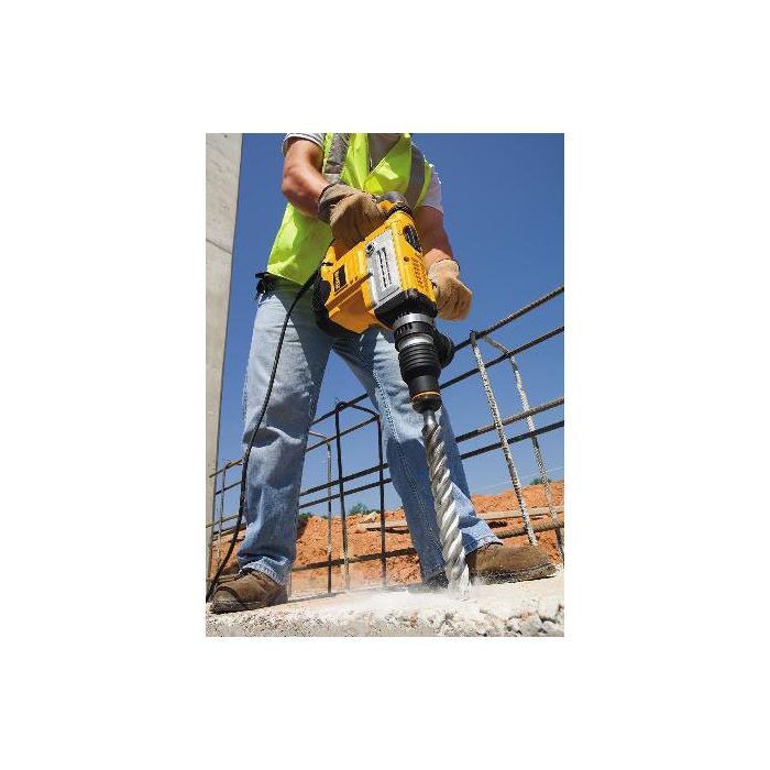 Перфоратор DeWALT SDS-Plus, 1000 Bт, 4.2 Дж, 3 режими, кейс, вага 4.2 кг (D25413K) зображення 3