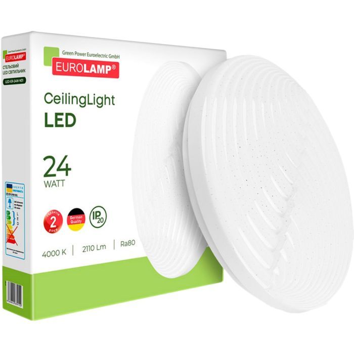 Світильник Eurolamp LED Undulate N31 24W 4000K (LED-ER-24W-N31) зображення 2