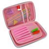 Пенал Cool For School з тисненням 1 відділення Фуксія (QT-5626-Rosered) зображення 2
