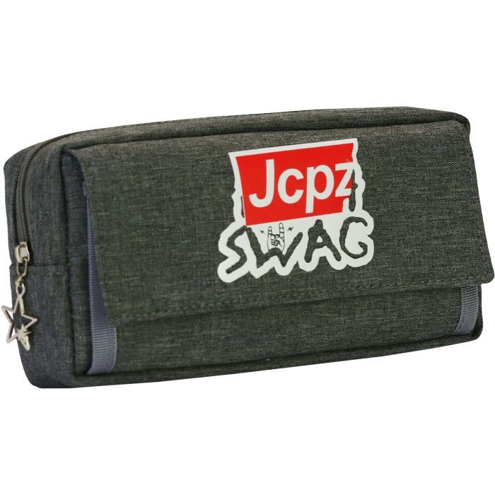 Пенал Cool For School 2 отделение Серый (J-2607-grey)