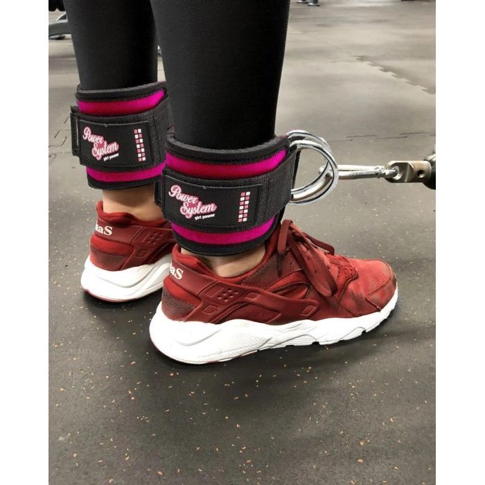 Манжета для тяги Power System Ankle Strap Gym Babe PS-3450 Pink (PS_3450_Pink) изображение 2