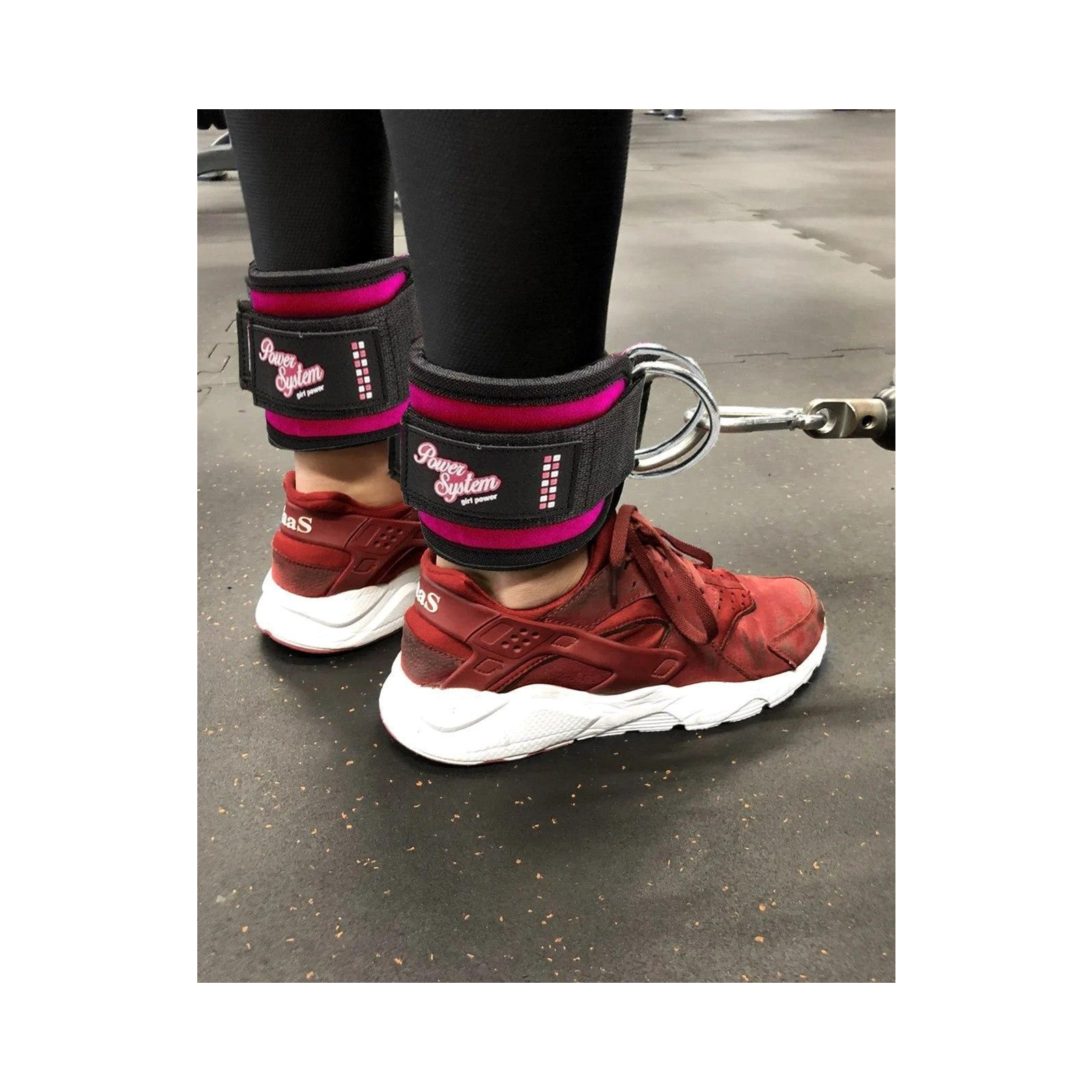Манжета для тяги Power System Ankle Strap Gym Babe PS-3450 Pink (PS_3450_Pink) изображение 2