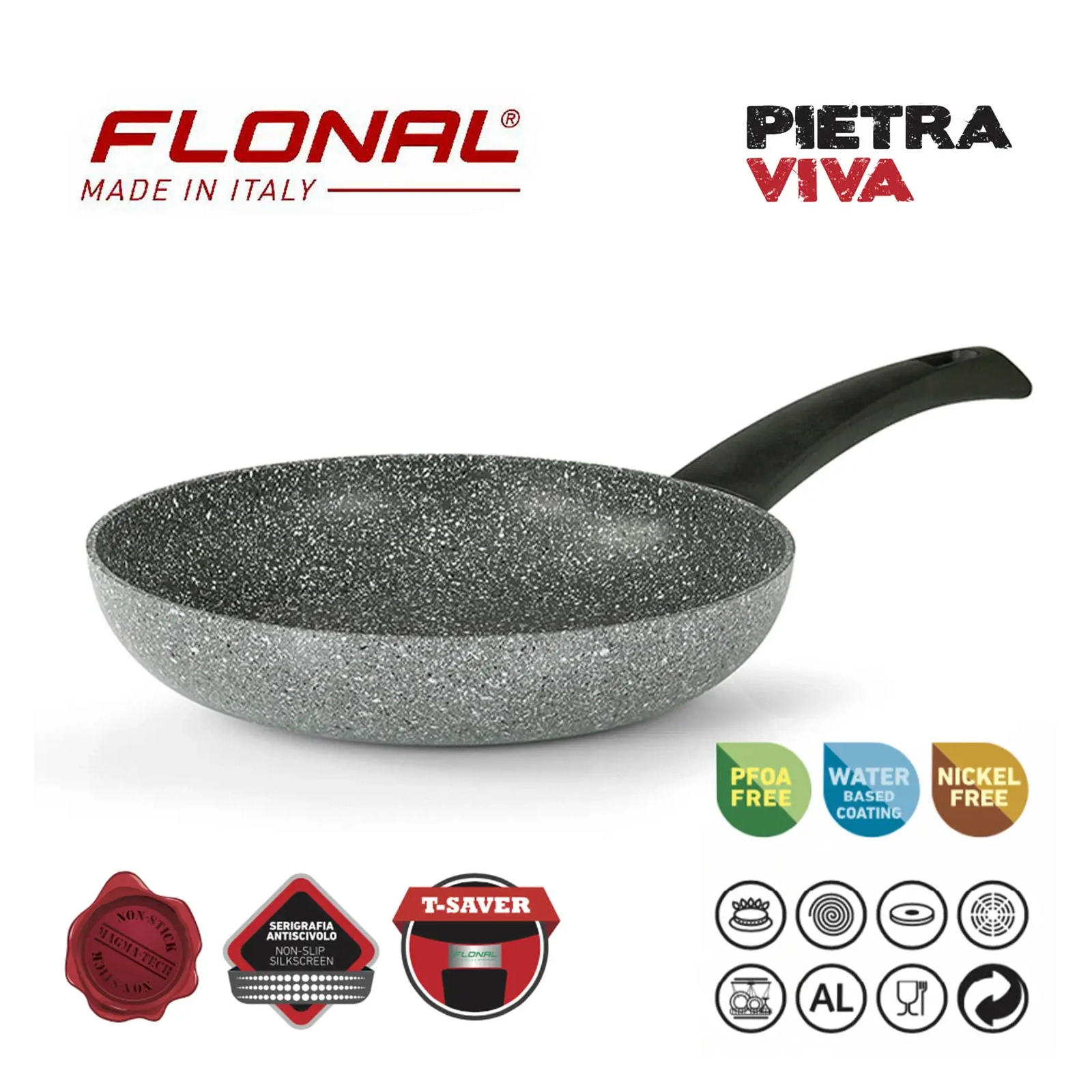 Сковорода Flonal Pietra Viva 20 см (PV8PS2070) изображение 6