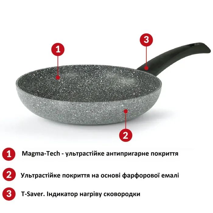 Сковорода Flonal Pietra Viva 24 см (PV8PS2470) изображение 7