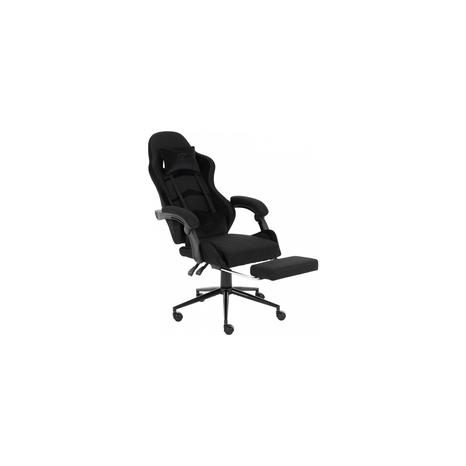 Кресло игровое GT Racer X-2324 Gray/Black (X-2324 Fabric Gray/Black Suede) изображение 4