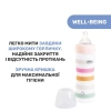 Пляшечка для годування Chicco Well-Being Colors з силіконовою соскою 2м+ 250 мл Рожева (28623.11) зображення 7