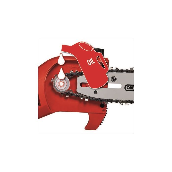 Цепная пила Einhell висоторіз GC-LC 18/20 Li T-Solo, шина 20 см, 18В, 195мм, 228-288 см (без АКБ та ЗП) (3410581) изображение 4