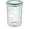 Пищевой контейнер Irak Plastik Fresh круглий 1,5 л з друшляком прозорий (5376)