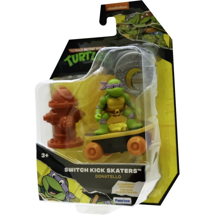 Игровой набор Funrise TMNT Черепашки-ниндзя классические Скейтбордист с лаунчером Донателло (71042) изображение 2