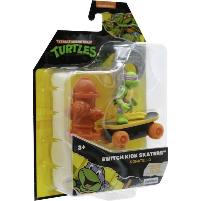 Игровой набор Funrise TMNT Черепашки-ниндзя классические Скейтбордист с лаунчером Донателло (71042) изображение 3