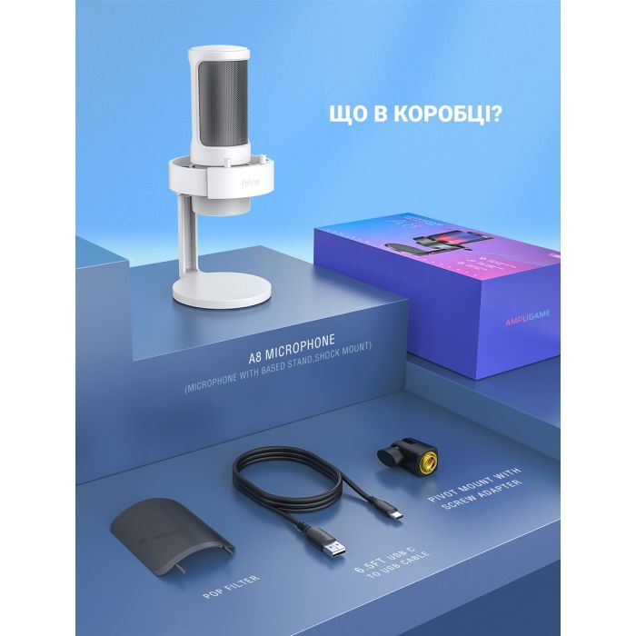 Мікрофон Fifine A8W зображення 8