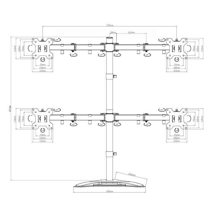 Кронштейн Vinga TD22-1054 зображення 8