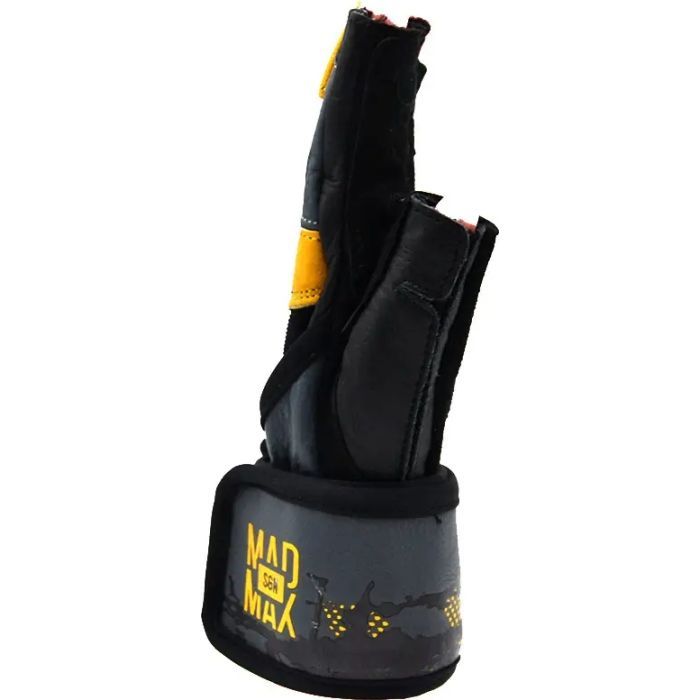 Перчатки для фитнеса MadMax MFG-880 Signature Black/Grey/Yellow M (MFG-880_M) изображение 3