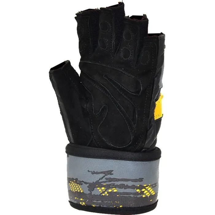 Перчатки для фитнеса MadMax MFG-880 Signature Black/Grey/Yellow M (MFG-880_M) изображение 4