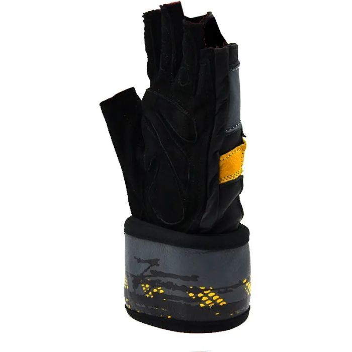 Перчатки для фитнеса MadMax MFG-880 Signature Black/Grey/Yellow M (MFG-880_M) изображение 5