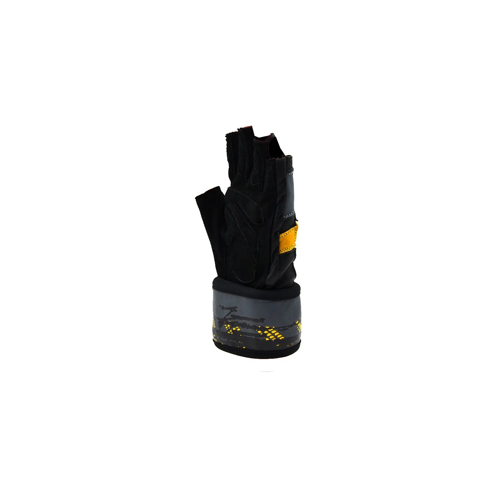 Перчатки для фитнеса MadMax MFG-880 Signature Black/Grey/Yellow XXL (MFG-880_XXL) изображение 5