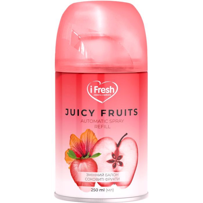 Освежитель воздуха iFresh Juice Fruits Сменный баллон 250 мл (4820268100191)