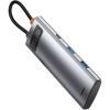 Порт-реплікатор Baseus 7-in-1 Metal Gleam Series Type-C to HDMI+USB+SD/TF Docking Station (WKWG020113) зображення 4