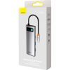 Порт-реплікатор Baseus 7-in-1 Metal Gleam Series Type-C to HDMI+USB+SD/TF Docking Station (WKWG020113) зображення 7
