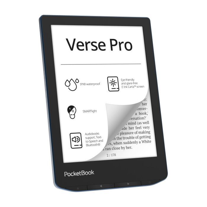 Електронна книга Pocketbook 634 Verse Pro, Azure (PB634-A-CIS) зображення 3