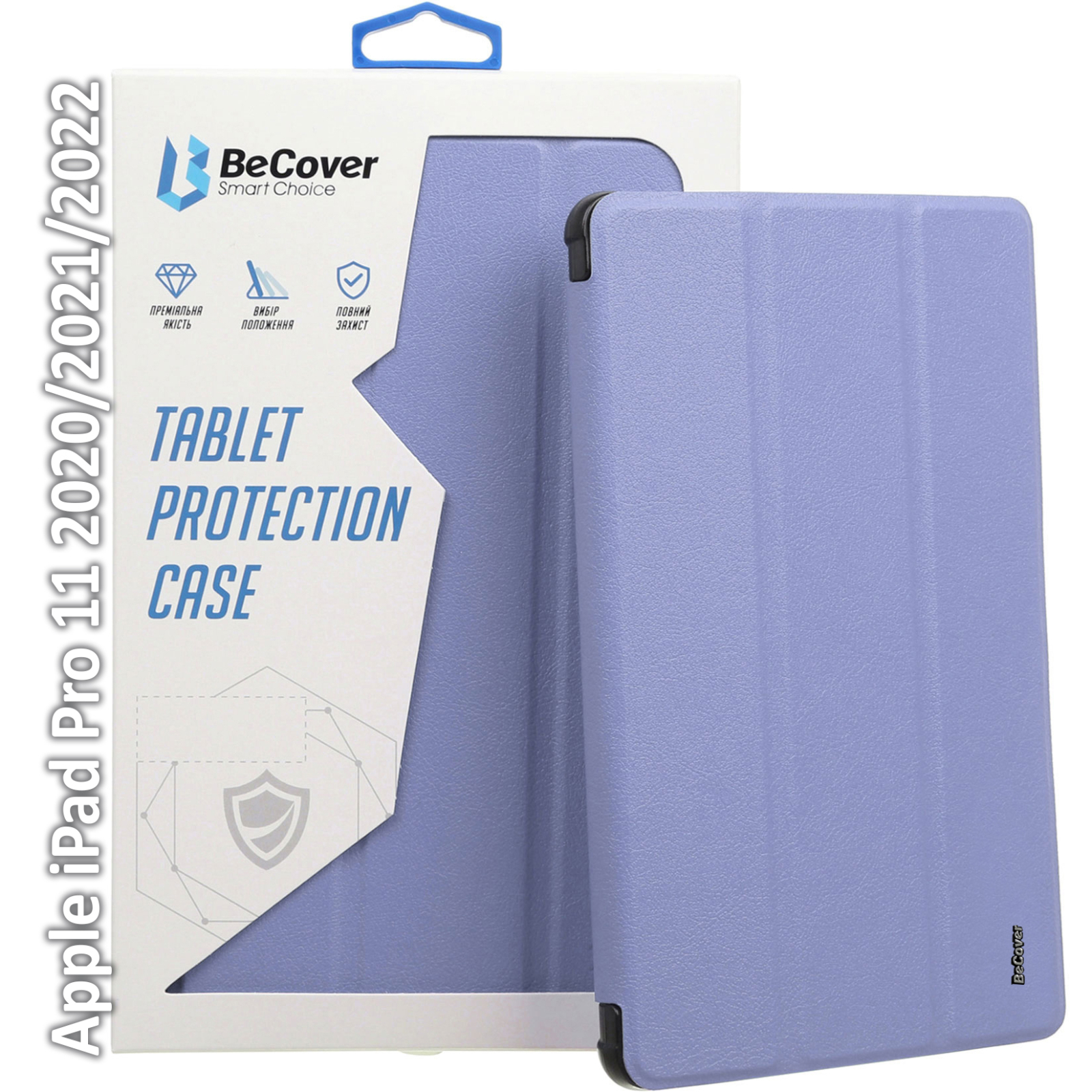 Чехол для планшета BeCover Direct Charge Pencil Apple iPad Pro 11 2020/2021/2022 Gray (709652)