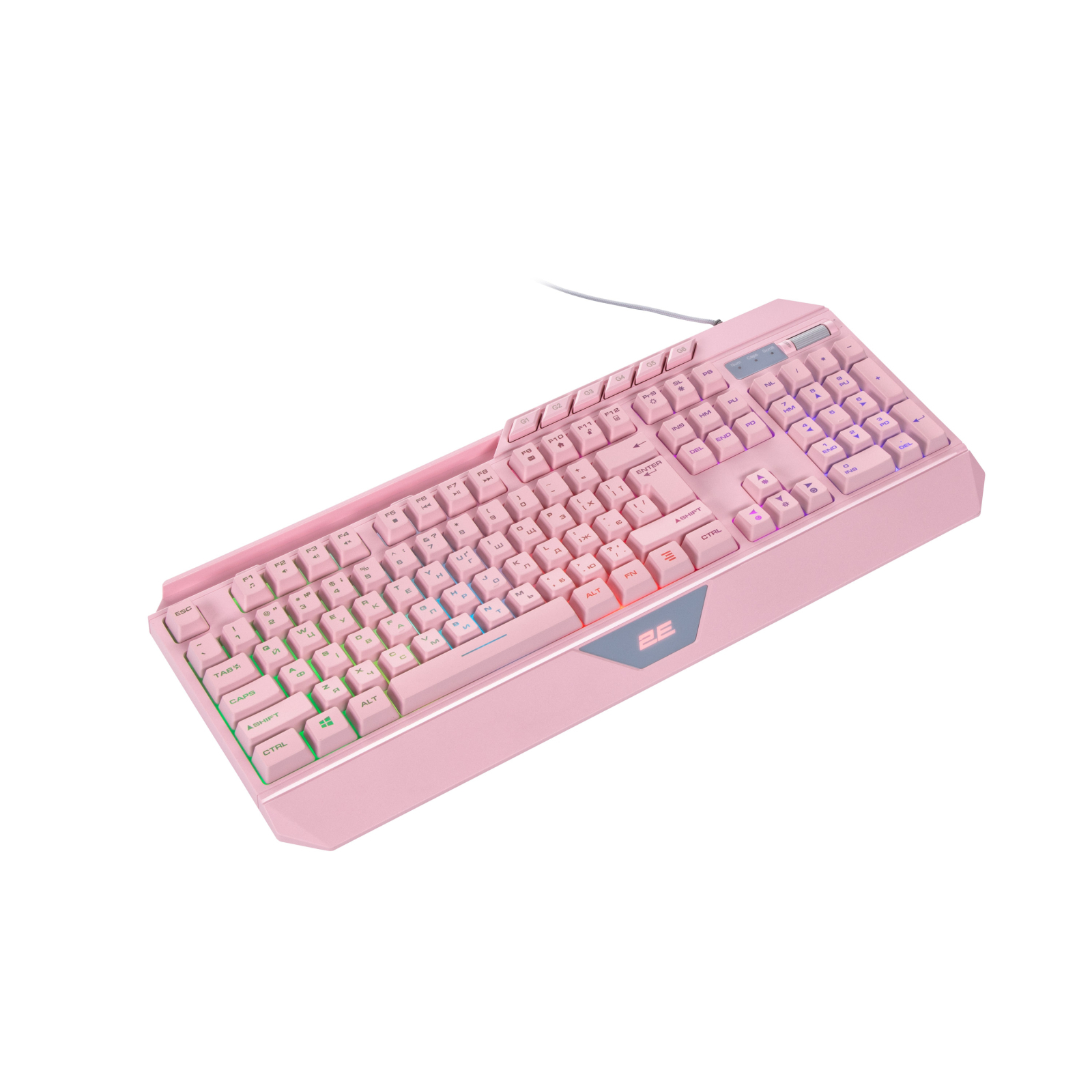 Клавіатура 2E Gaming KG315 RGB USB UA Pink (2E-KG315UPK) зображення 5