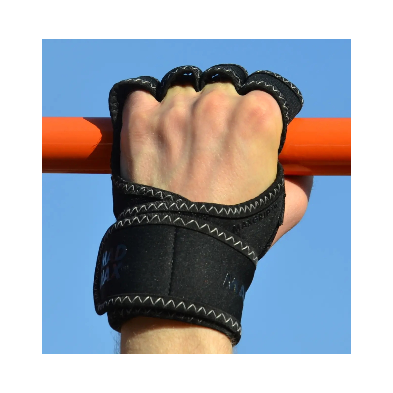 Перчатки для фитнеса MadMax MFG-303 MAXGRIP Neoprene Wraps Black/Grey L/XL (MFA-303_L/XL) изображение 8