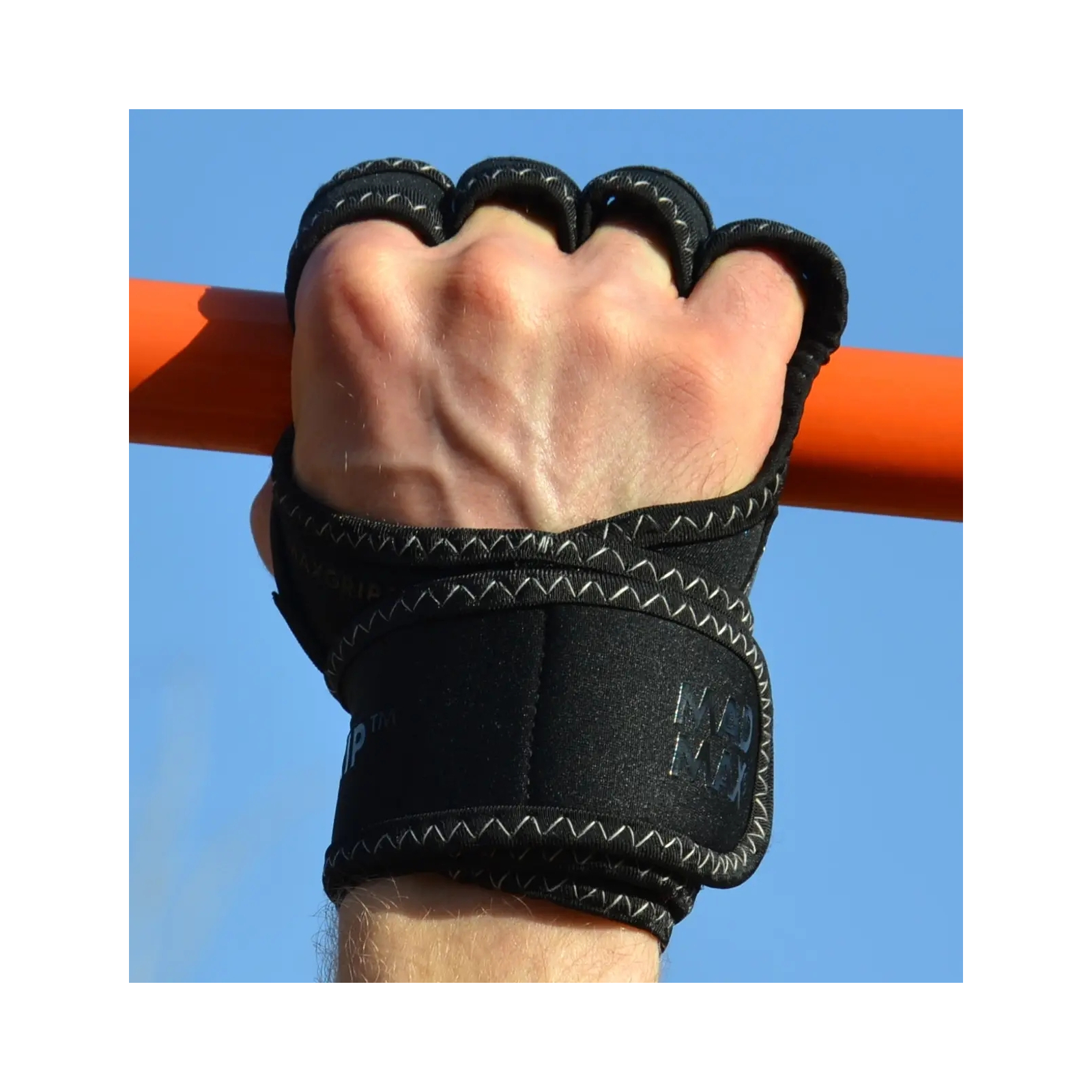 Перчатки для фитнеса MadMax MFG-303 MAXGRIP Neoprene Wraps Black/Grey L/XL (MFA-303_L/XL) изображение 9
