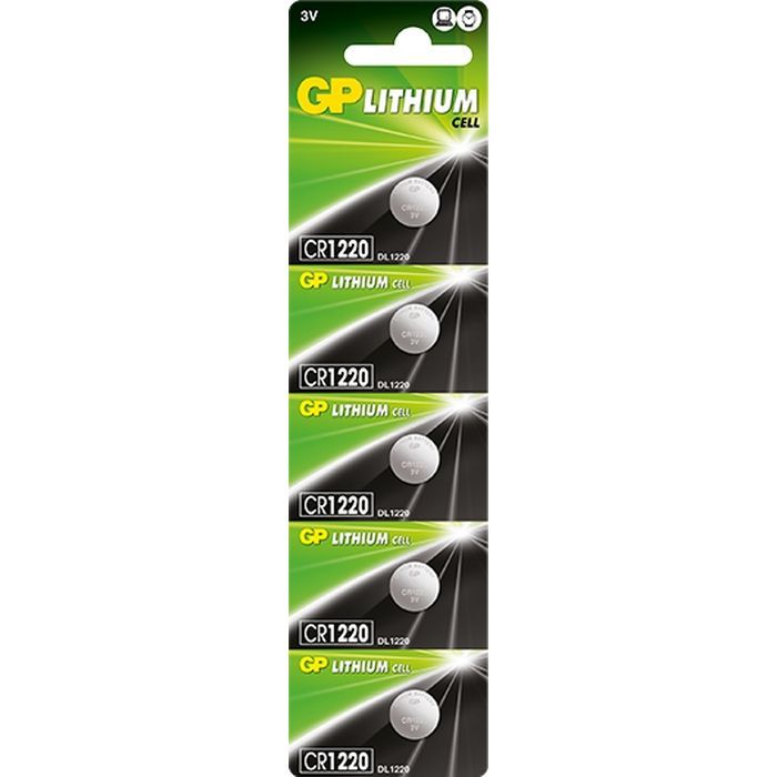 Батарейка Gp CR 1220 Lithium 3.0V * 1 (отрывается) (CR1220-7U5 / 4891199001345)