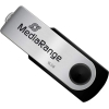 USB флеш накопитель Mediarange 16GB Black/Silver USB 2.0 (MR910)