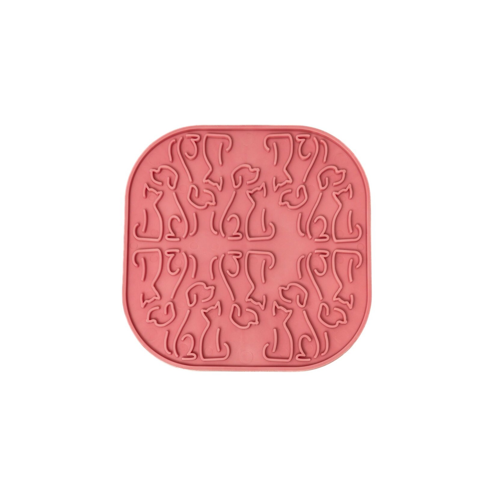 Универсальная посуда для животных Fiboo Lollipop Коврик для слизывания розовый (FIB0041)