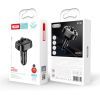 FM модулятор XO BCC03 Car Charger 18W Bluetooth+QC3.0 Quick Charger Black (XO-BCC03) изображение 4