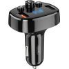 FM модулятор XO BCC03 Car Charger 18W Bluetooth+QC3.0 Quick Charger Black (XO-BCC03)