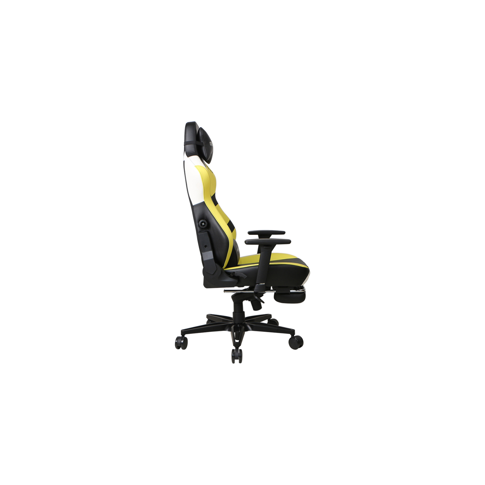 Кресло игровое 1stPlayer Duke Black-White-Yellow (Duke BlackWhiteYellow) изображение 4
