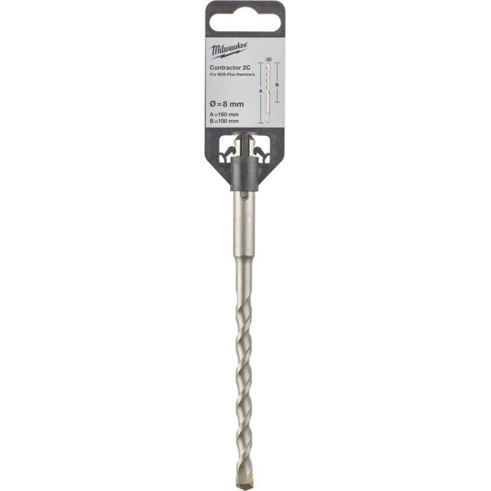 Бур Milwaukee SDS+ CONTRACTOR 8x160 (1 шт) (4932471228) изображение 3