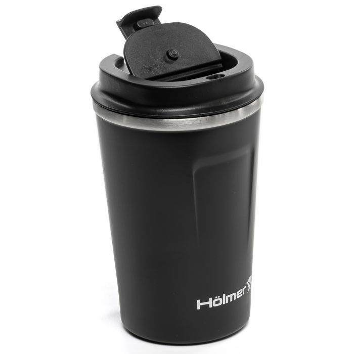 Термокружка Hölmer Compact Чорна (TC-0380-BL Compact) зображення 2
