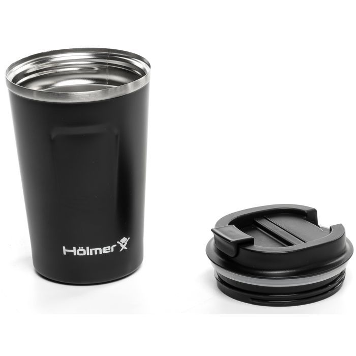 Термокружка Hölmer Compact Чорна (TC-0380-BL Compact) зображення 3