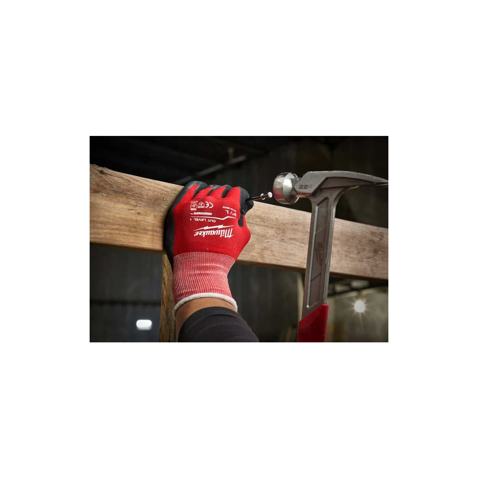 Защитные перчатки Milwaukee з опором порізам 1 рівня, 9/L, 12пар (4932471615) изображение 3