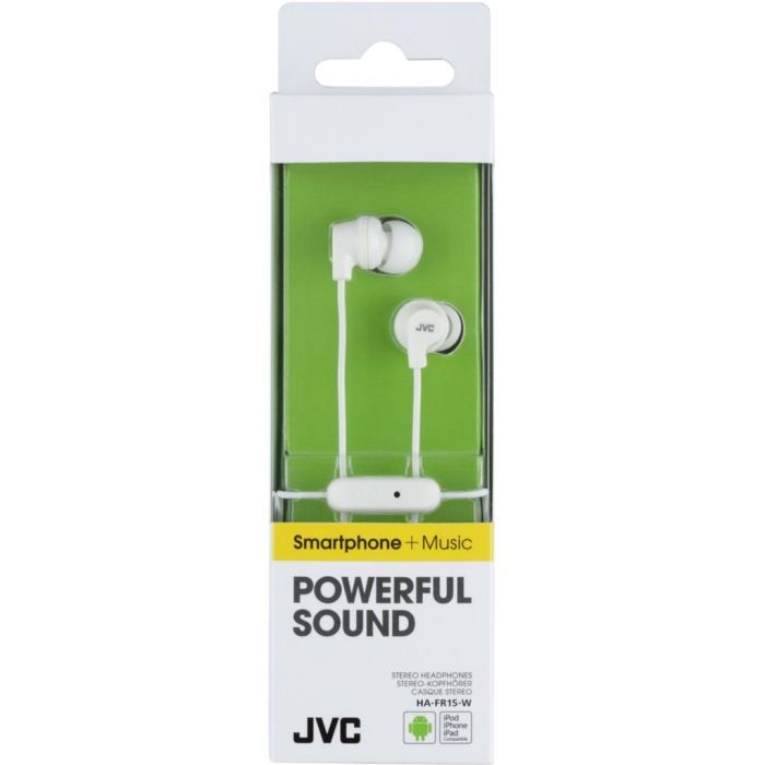Навушники JVC HA-FR15 White (HA-FR15-W-EF) зображення 2