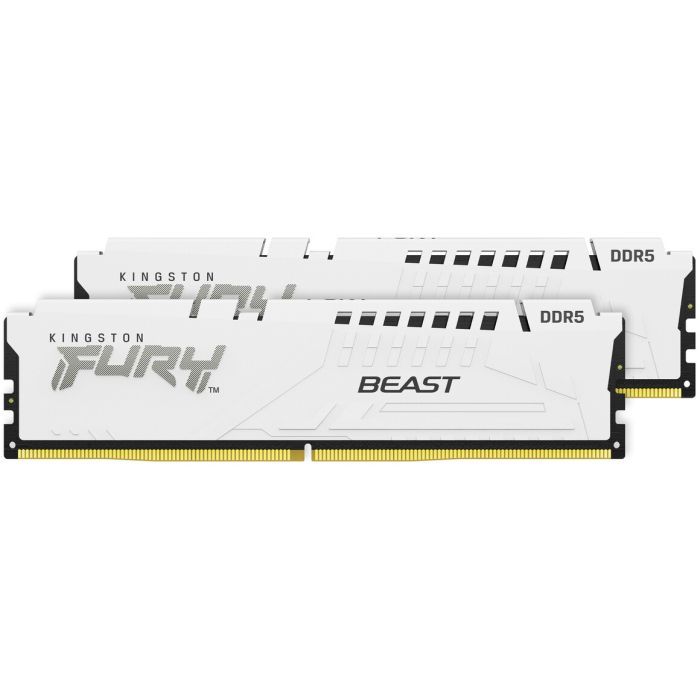 Модуль пам'яті для комп'ютера DDR5 64GB (2x32GB) 5600 MHz Beast White EXPO Kingston Fury (ex.HyperX) (KF556C36BWEK2-64) зображення 3