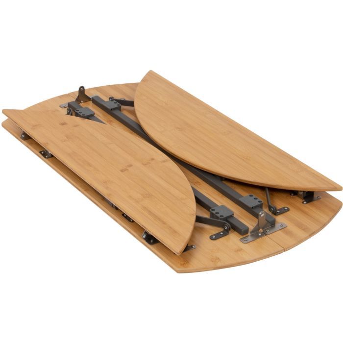Туристический стол Bo-Camp Poundbury Круглий 90 x 90 cm Коричневий (1404656) изображение 3