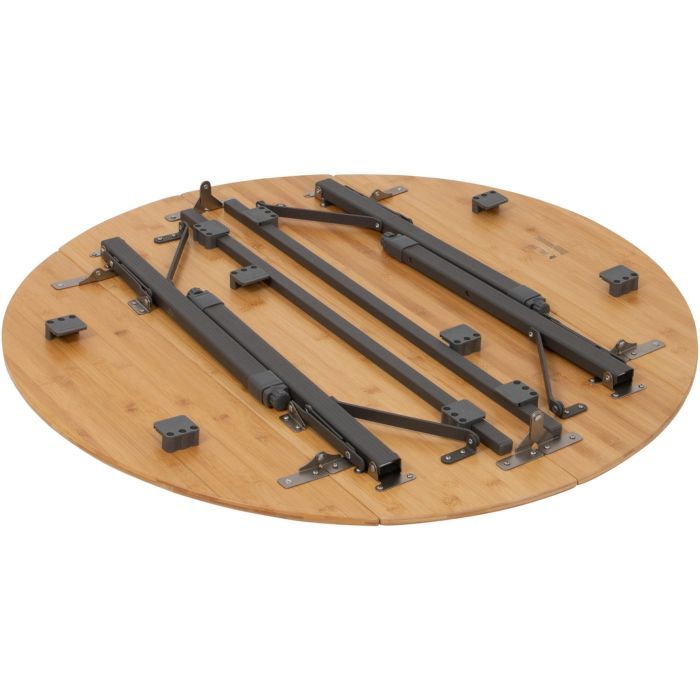 Туристический стол Bo-Camp Poundbury Круглий 90 x 90 cm Коричневий (1404656) изображение 5