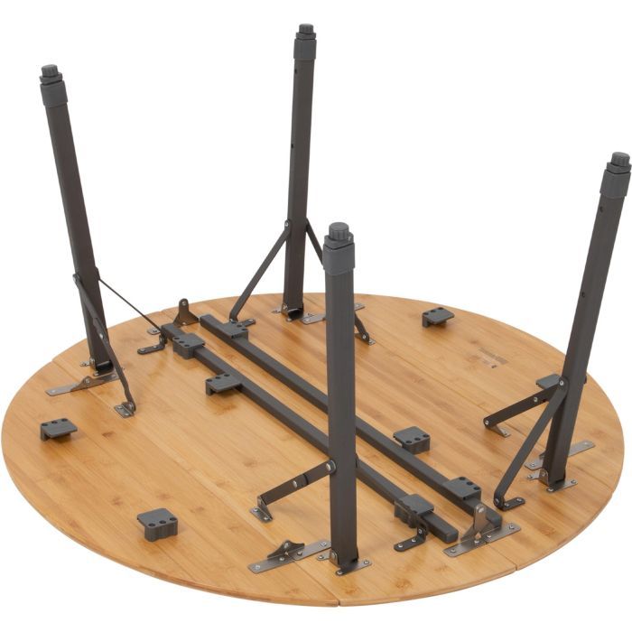 Туристический стол Bo-Camp Poundbury Круглий 90 x 90 cm Коричневий (1404656) изображение 7