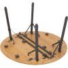 Туристический стол Bo-Camp Poundbury Круглий 90 x 90 cm Коричневий (1404656) изображение 7