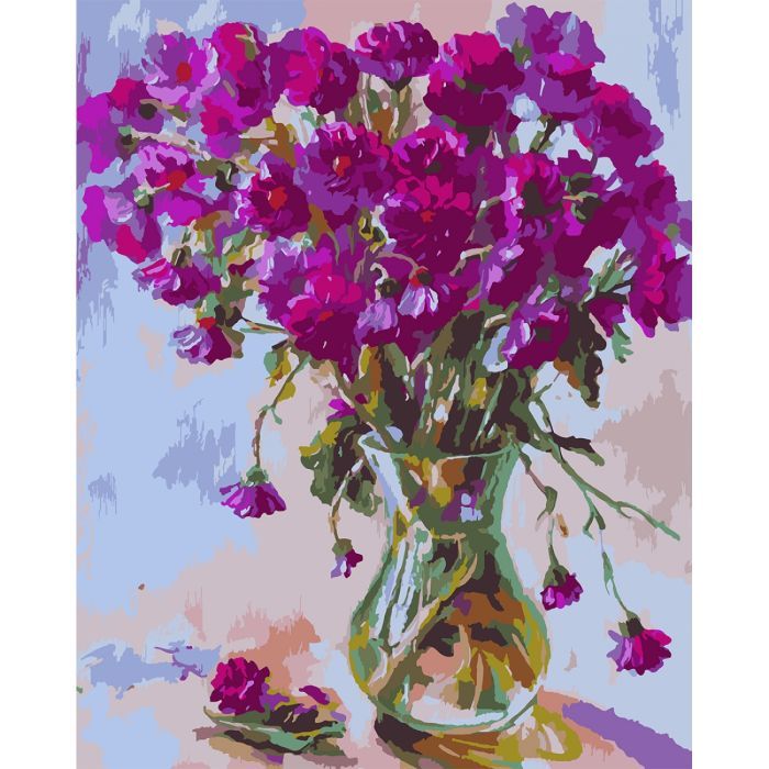 Картина по номерам Santi Бархатный букет ©juliatomesko_artist 40*50 см (954728)